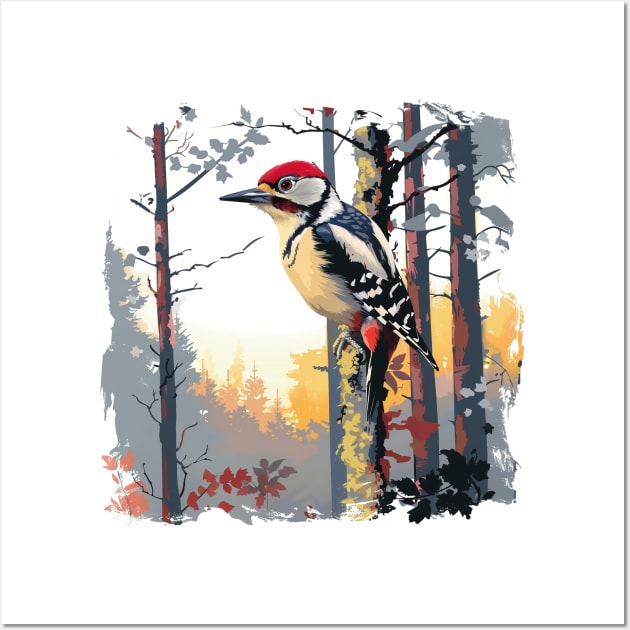 Woodpecker Wall Art by zooleisurelife